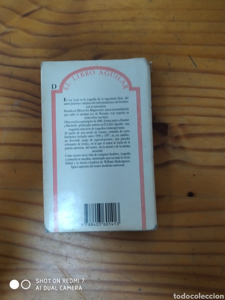 Libros de segunda mano: El Rey Lear.El sue&ntilde;o de una noche de verano. - Foto 2
