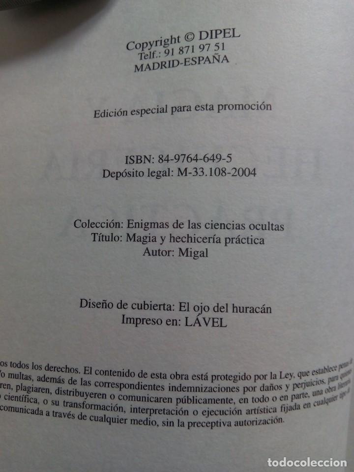 Libros de segunda mano: MAGIA Y HECHICER&Iacute;A PR&Aacute;CTICA / MIGAL - Foto 5