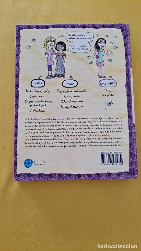 Libros de segunda mano: AMY IGNATOW - EL CUADERNO DE LA POPULARIDAD - CLIC EDICIONES 2012 - Foto 5
