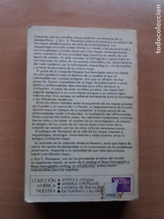 Libros de segunda mano: HISTORIA Y RELIGI&Oacute;N DE LOS MAYAS. J. ERIC S. THOMPSON - Foto 3