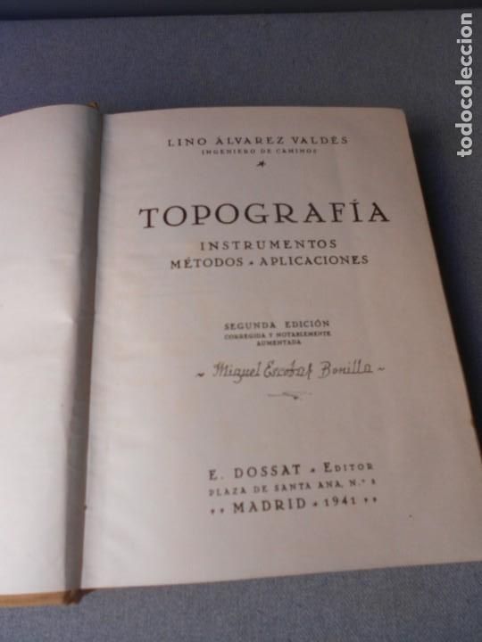 Libros de segunda mano: TOPOGRAFIA - Foto 2