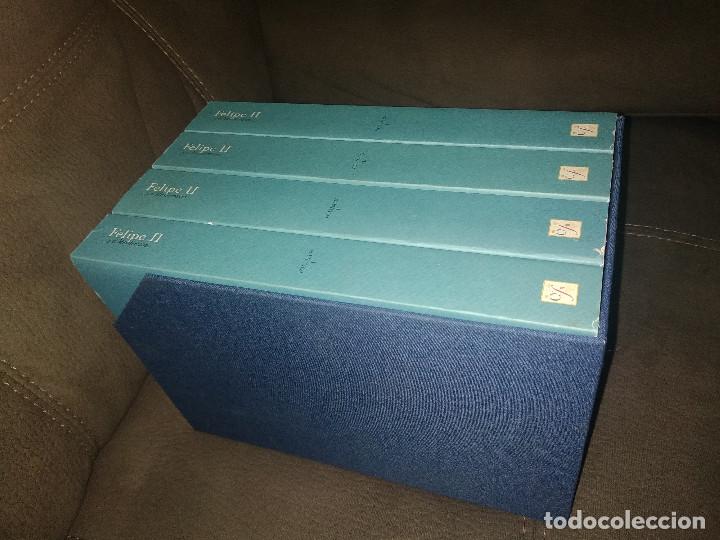 Libros de segunda mano: FELIPE II Y EL MEDITERR&Aacute;NEO, 4 VOL. OBRA COMPLETA, Aa.Vv, Coordinador Ernest Belenguer