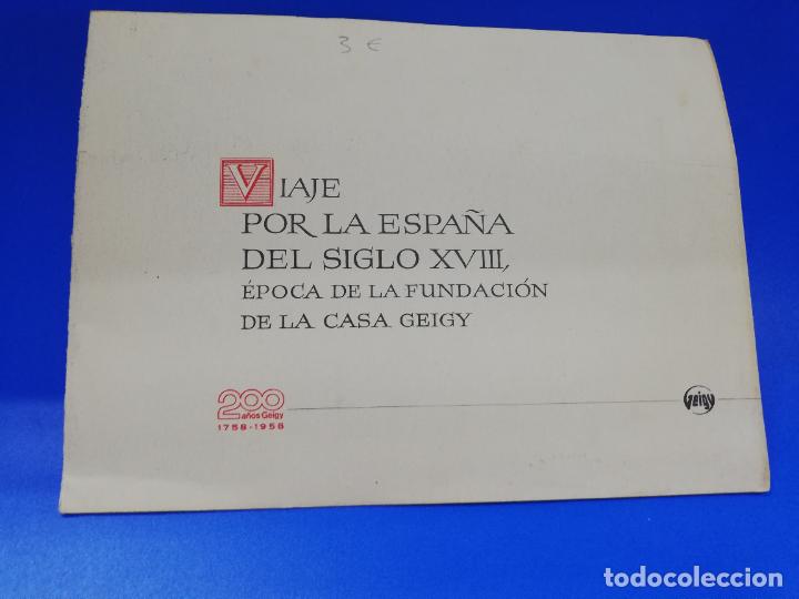 Second hand books: VIAJE POR LA ESPA&Ntilde;A DEL SIGLO XVIII, EPOCA DE LA FUNDACION DE LA CASA GIGY. 1758-1958. PAGS. 3.