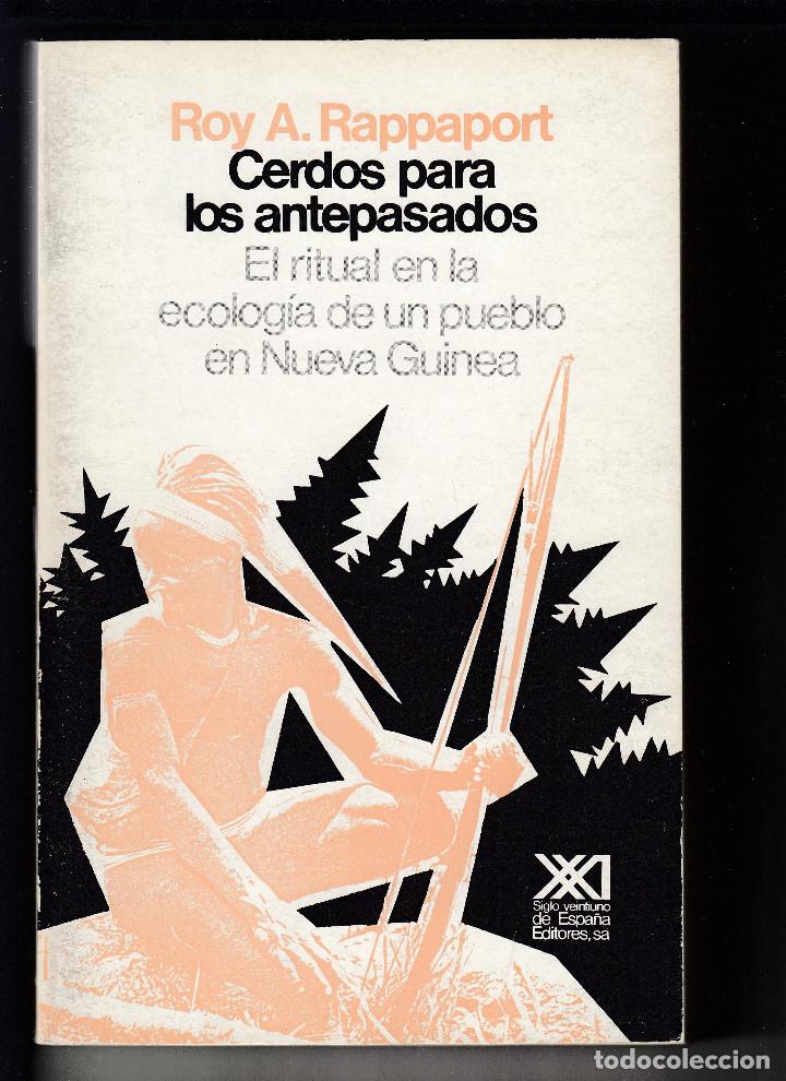Libros de segunda mano: CERDOS PARA LOS ANTEPASADOS, ROY A. RAPPAPORT, Env&iacute;o gratis - Foto 1