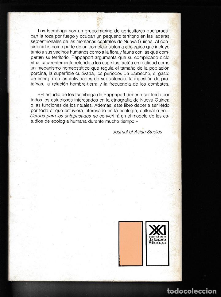 Libros de segunda mano: CERDOS PARA LOS ANTEPASADOS, ROY A. RAPPAPORT, Env&iacute;o gratis - Foto 2