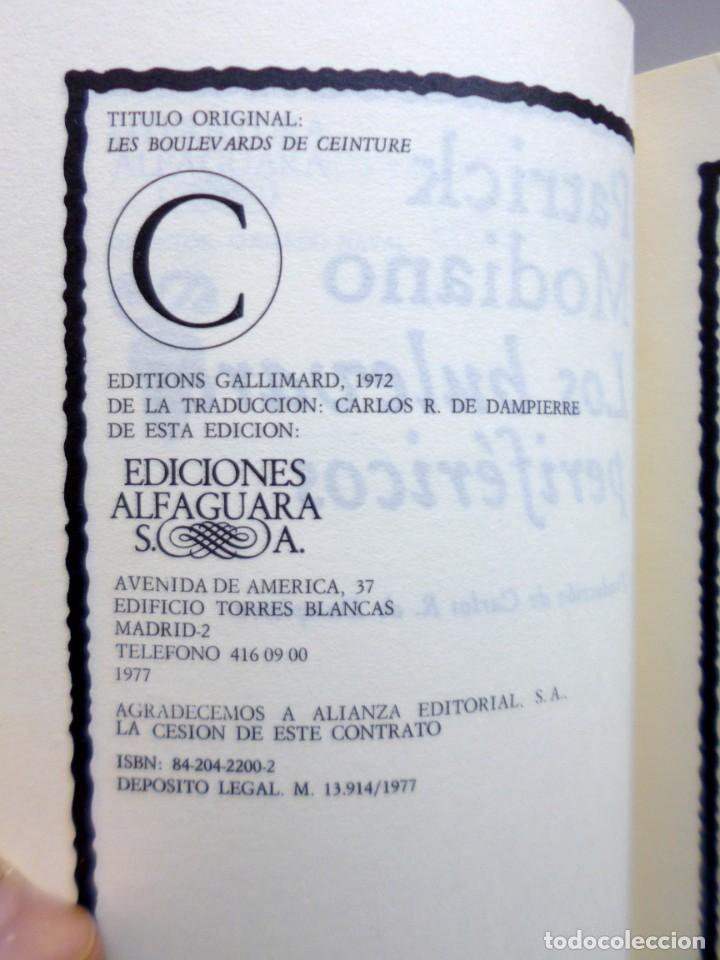 Libros de segunda mano: PATRICK MODIANO // LOS BULEVARES PERIF&Eacute;RICOS // ALFAGUARA // 1977 // SIN ESTRENAR - Foto 2