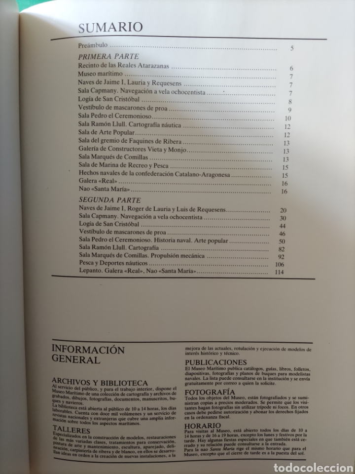 Libros de segunda mano: EL MUSEO MAR&Iacute;TIMO DE BARCELONA. JOSE M. MART&Iacute;NEZ-HIDALGO. - Foto 3