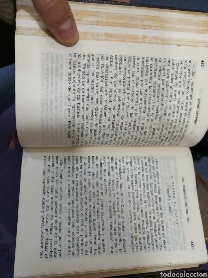 Libros de segunda mano: Dos libros obras completas Angel Ganivet - Foto 16