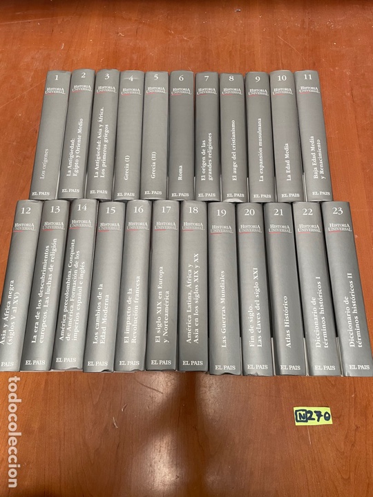 Libros de segunda mano: HISTORIA UNIVERSAL - 23 TOMOS - Foto 1