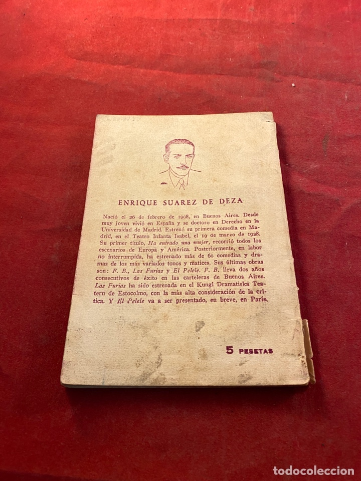 Libros de segunda mano: El anticuario Comedia de Enrique Su&aacute;rez de Deza - Foto 3
