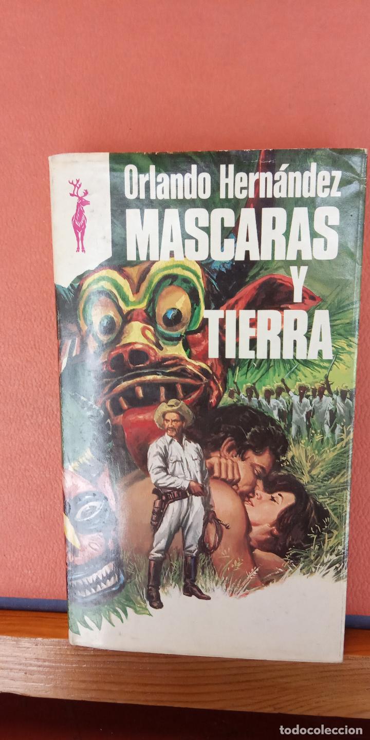Libros de segunda mano: MASCARAS Y TIERRA. ORLANDO HERN&Aacute;NDEZ. EDICIONES GP. - Foto 1
