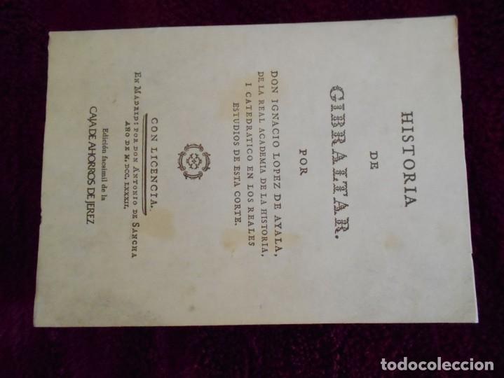 libro de historia de gibraltar fascimil
