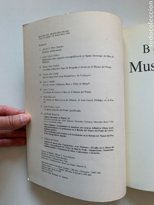 Libros de segunda mano: Bolet&iacute;n del Museo del Prado, Tomo VI, N&uacute;m. 16, 1985. - Foto 4