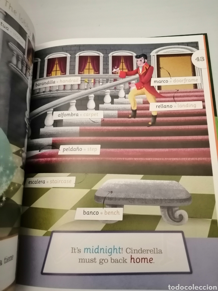 Libros de segunda mano: DICCIONARIO VISUAL BILING&Uuml;E, LA CASA Y LOS OBJETOS DEL HOGAR: CENICIENTA / CINDERELLA - Foto 5