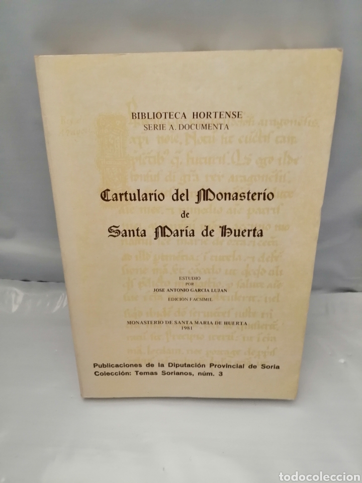 Libri di seconda mano: CARTULARIO DEL MONASTERIO DE SANTA MAR&Iacute;A DE HUERTA (PRIMERA EDICI&Oacute;N)