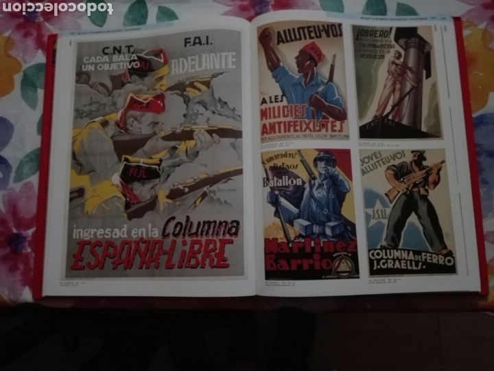 Libros de segunda mano: Guerra Civil. 2000 cartells. 2 vol. - Foto 2