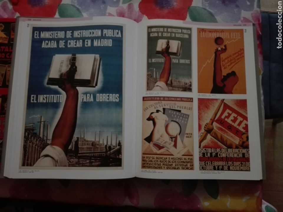 Libros de segunda mano: Guerra Civil. 2000 cartells. 2 vol. - Foto 8