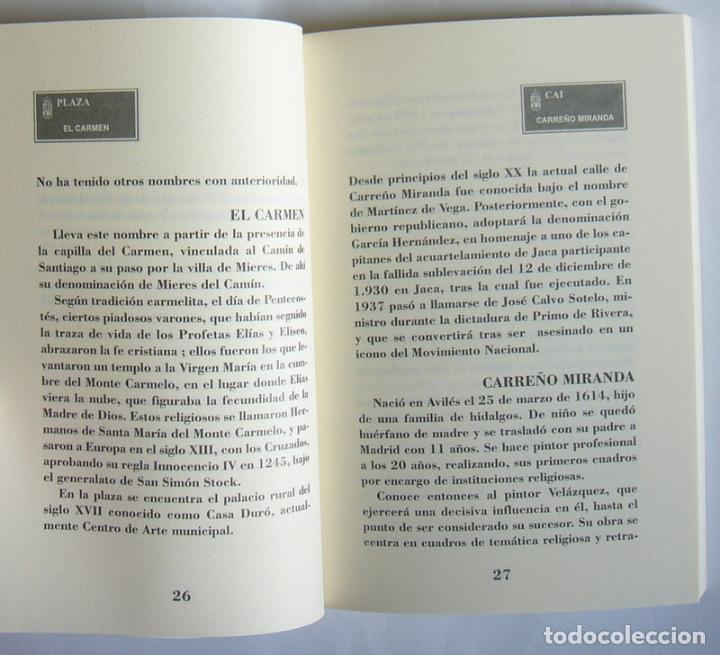 Libros de segunda mano: EL LIBRO DE LAS CALLES DE MIERES - VARIOS AUTORES - EDICIONES FORMIGA. 2006 - Foto 2
