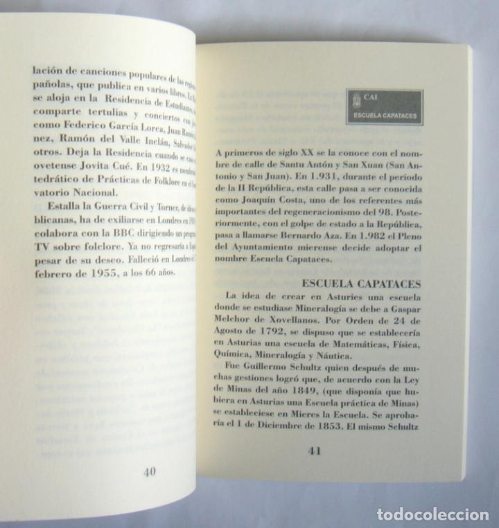 Libros de segunda mano: EL LIBRO DE LAS CALLES DE MIERES - VARIOS AUTORES - EDICIONES FORMIGA. 2006 - Foto 3