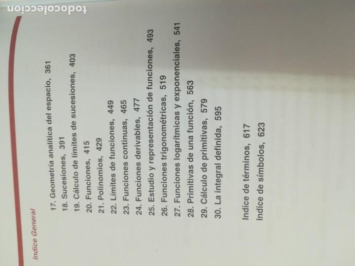 Libros de segunda mano: VV.AA Matem&aacute;ticas especiales SA4103 - Foto 3