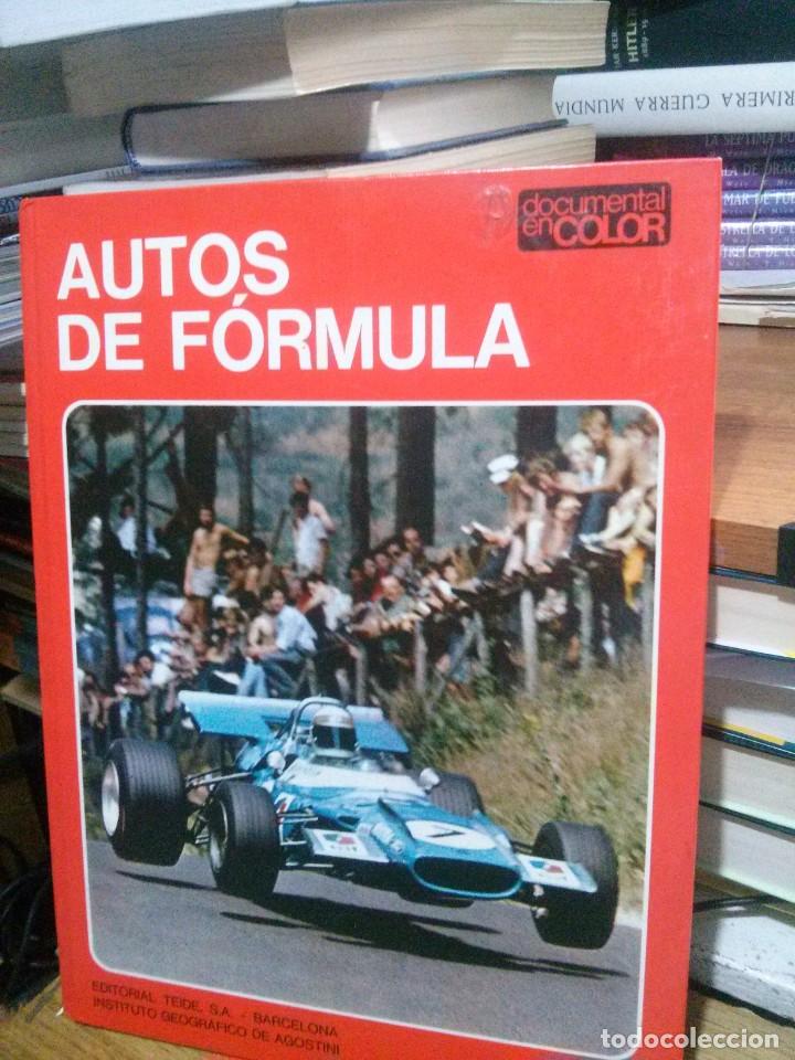 Libros de segunda mano: AUTOS DE FORMULA, DOCUMENTAL EN COLOR, ED. TEIDE S.A. - Foto 1