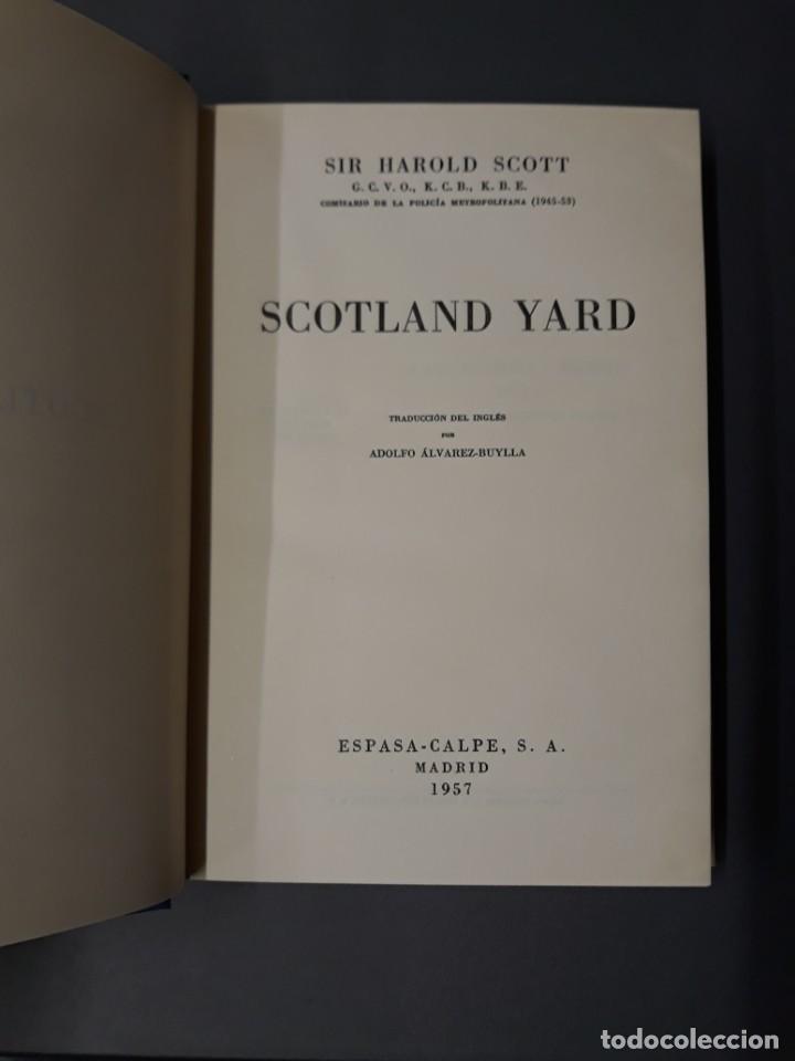 Libros de segunda mano: SCOTT, HAROLD. SCOTLAND YARD - Foto 2