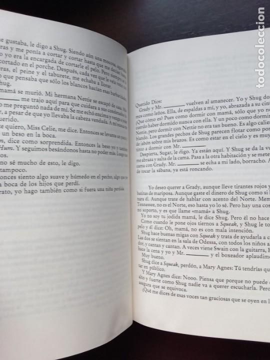 Libros de segunda mano: El color p&uacute;rpura.Alice Walker. - Foto 4