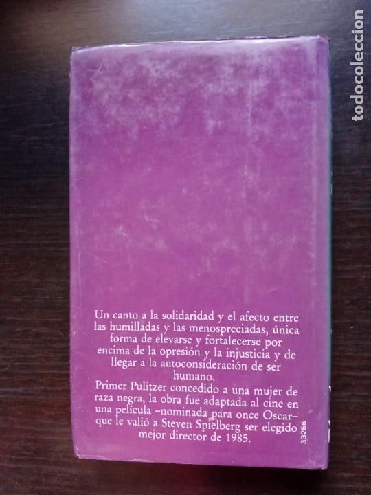 Libros de segunda mano: El color p&uacute;rpura.Alice Walker. - Foto 6