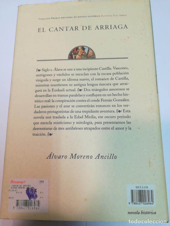 Libros de segunda mano: &Aacute;LVARO MORENO ANCILLO El cantar de Arriaga SA4124 - Foto 2