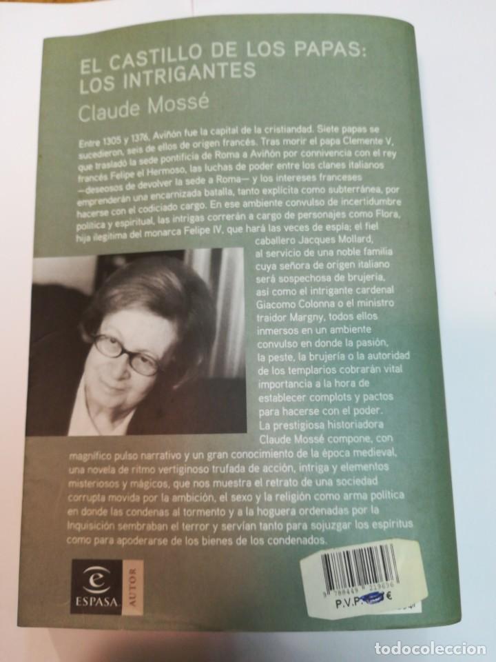 Libros de segunda mano: CLAUDE MOSS&Eacute; El castillo de los papas: los intrigantes SA4129 - Foto 2