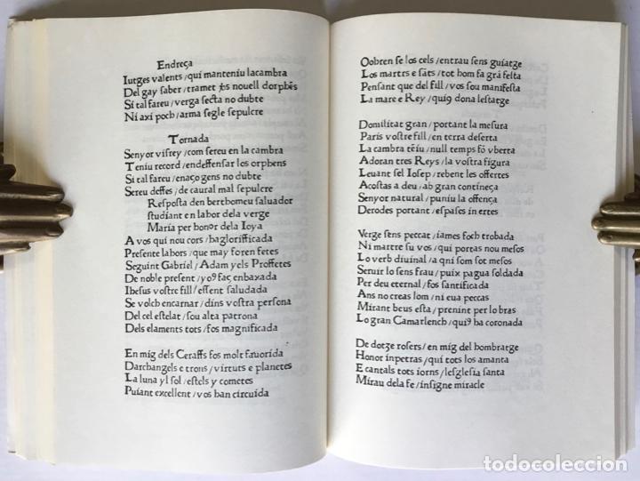 Libros de segunda mano: TROBES EN LAHORS DE LA VERGE MARIA. - Foto 4