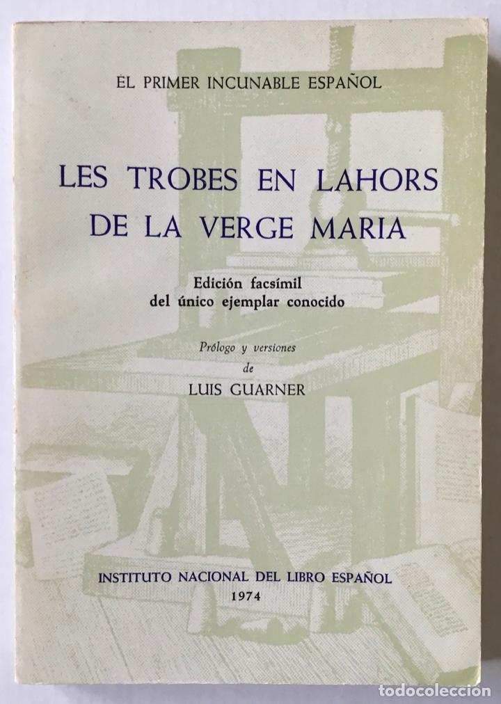 Libros de segunda mano: TROBES EN LAHORS DE LA VERGE MARIA. - Foto 1