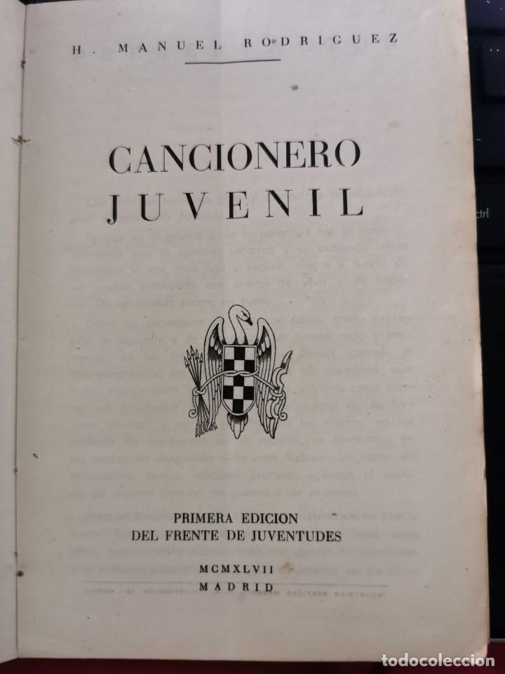 Libros de segunda mano: LIBRO 2415 - CANCIONERO JUVENIL- MANUEL RODRIGUEZ