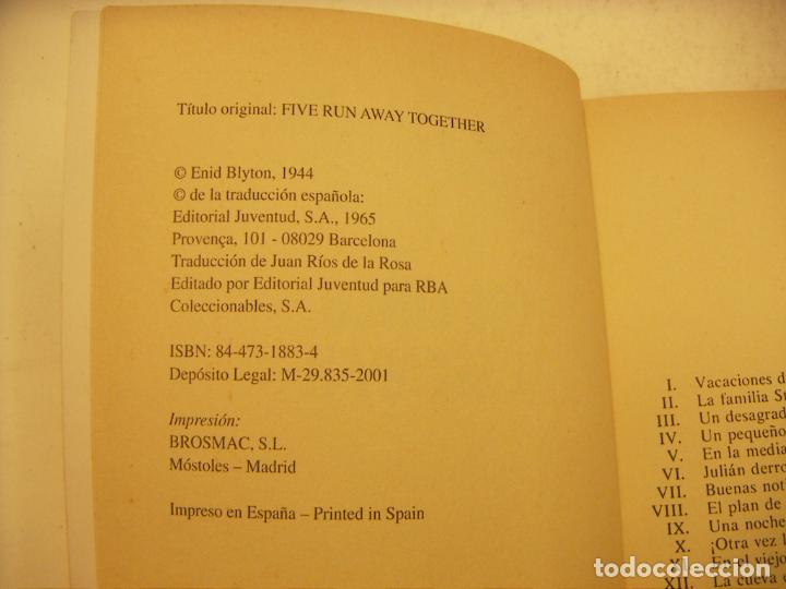 Libros de segunda mano: LOS CINCO SE ESCAPAN. ENID BLYTON. 2001 - Foto 2