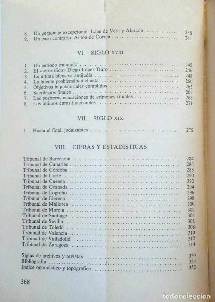 Libros de segunda mano: INQUISICION Y CRIPTOJUDAISMO - JUAN BLAZQUEZ MIGUEL. - Foto 4