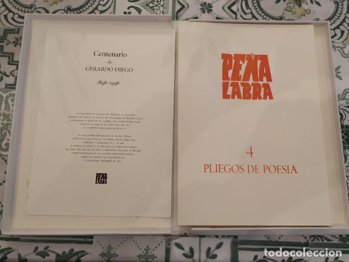 Libros de segunda mano: CENTENARIO DE GERARDO DIEGO 1896-1996. PE&Ntilde;A LABRA. N&ordm; 4. - Foto 3