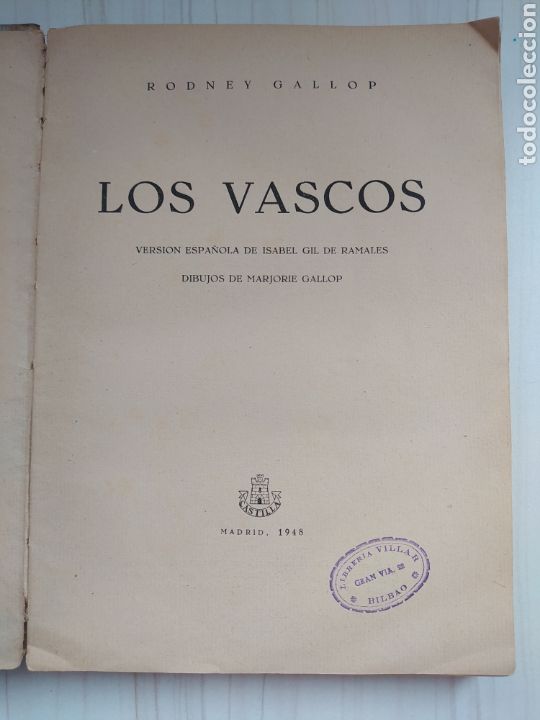 Libros de segunda mano: LOS VASCOS - RODNEY GALLOP - Foto 2