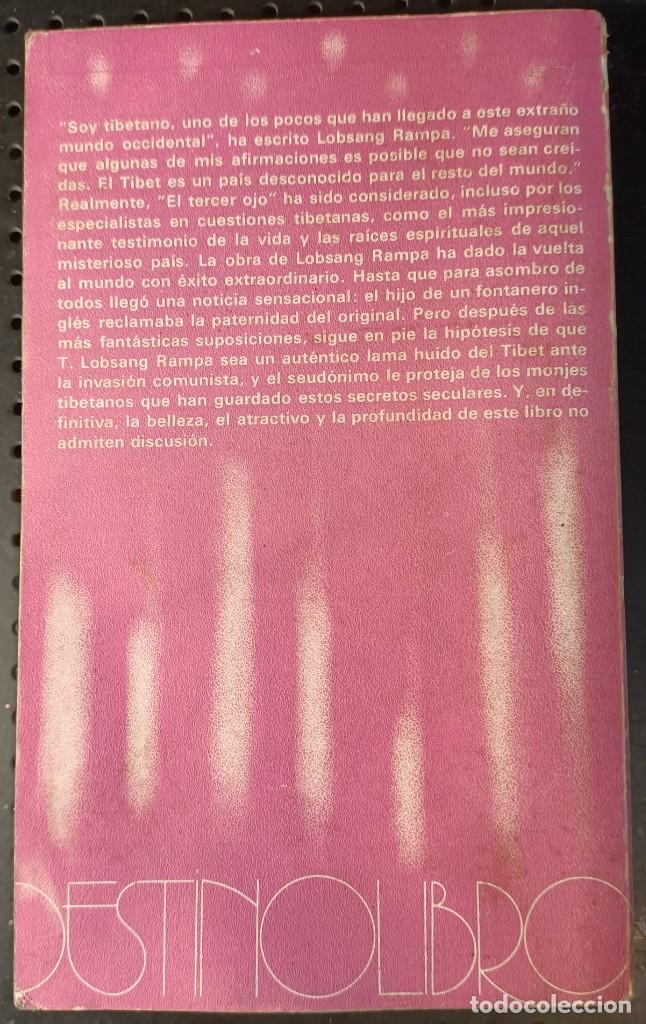 Libros de segunda mano: Libro: El Tercer Ojo, T. Lobsang Rampa, 1974 - Foto 3