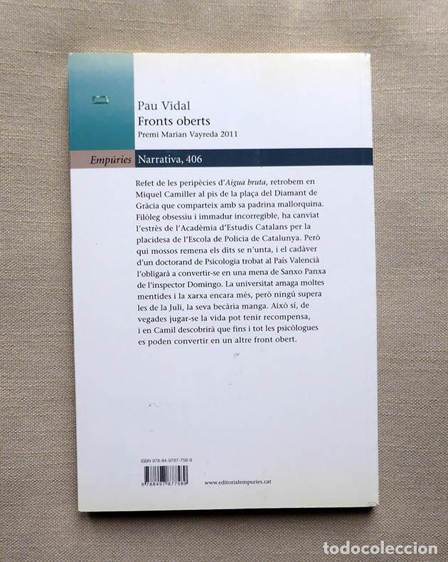 Libros de segunda mano: PAU VIDAL - FRONTS OBERTS - Foto 2