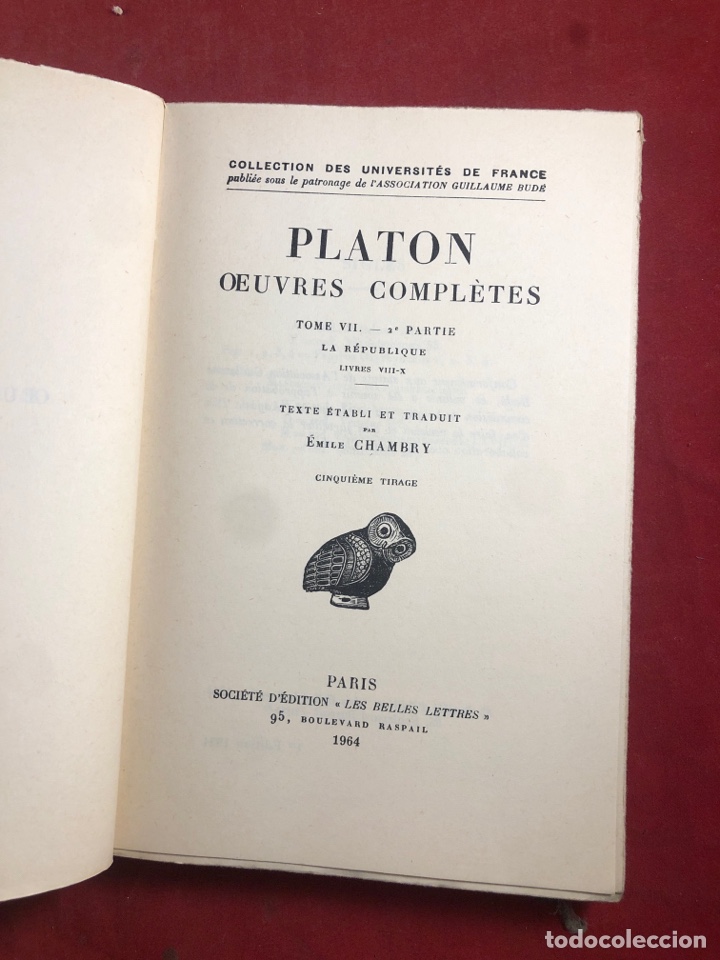 Libros de segunda mano: libros de Plat&oacute;n obras completas - Foto 4