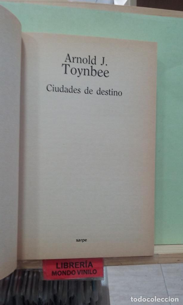 Libros de segunda mano: Ciudades de mundo. Arnold J. Toynbee - Foto 2