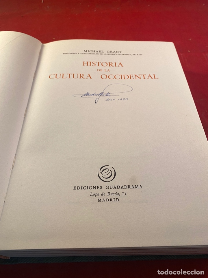 Libros de segunda mano: HISTORIA DE LA CULTURA OCCIDENTAL M. GRANT - Foto 1