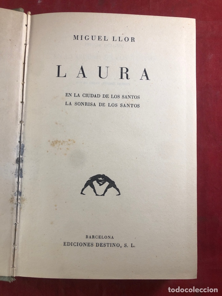 Libros de segunda mano: LAURA. Miguel Llor - Foto 1