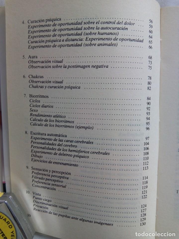 Libros de segunda mano: MANUAL DE EXPERIMENTOS PARAPS&Iacute;QUICOS 2 / W. JON WATKINS - Foto 7
