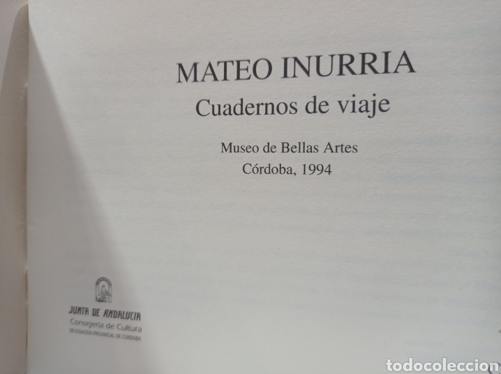 Libros de segunda mano: Mateo inurria. Cuadernos de viaje - Foto 2