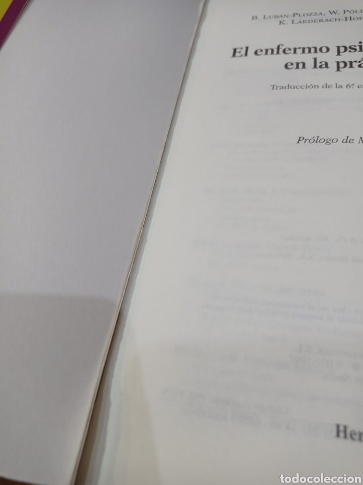 Libros de segunda mano: El enfermo psicosom&aacute;tico en la pr&aacute;ctica. Vvaa. Herder - Foto 7