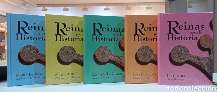 Libros de segunda mano: Reinas para la historia. 5 Tomos (con su caja) - Foto 1