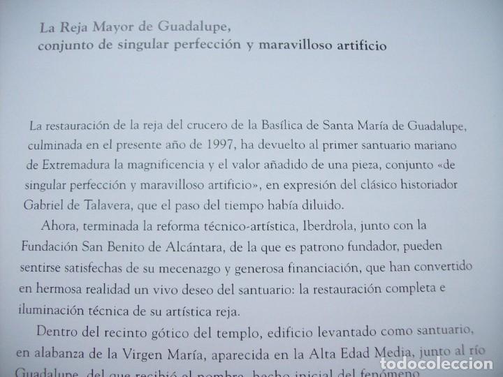 Libros de segunda mano: LA REJA DEL MONASTERIO DE GUADALUPE. A&Ntilde;O 1997 - Foto 2