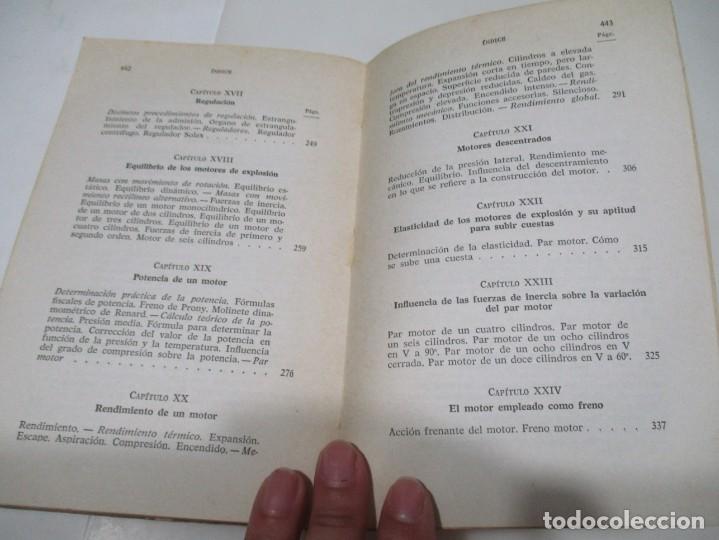 Libros de segunda mano: E. PETIT. El motor de explosi&oacute;n W7084 - Foto 5
