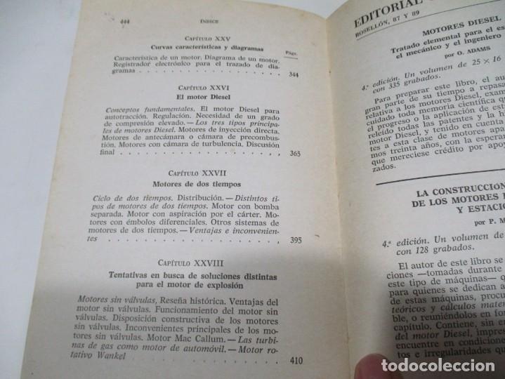 Libros de segunda mano: E. PETIT. El motor de explosi&oacute;n W7084 - Foto 6
